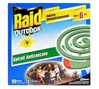 RAID Spirales * 10 Moustiques Pieces - Insecticides et répulsifs