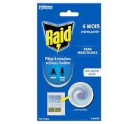 Raid Piège à Mouches - Sans Insecticides - Jusqu'à 6 Mois d'Efficacité - Sans Parfum Ajouté - 6 Pièges