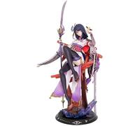 Raiden Shogun Pays Pur Anime Personnages Figurine Décor Action Figure Ornement Collection Figurine Modèle pour les fans de jeux Cadeau 35,7 cm