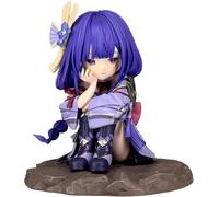 Raiden Shogun Q Verison Figurine d'action en PVC Statue Raiden Shogun Anime Figure Modèle de dessin animé Personnages Sculpture Toy Collection Décoration 14,7 cm