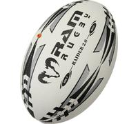 Raider Match 2.0 - Ballon de rugby de compétition - 3D Grip - Marque n°1 du rugby en Europe - Forme et longévité parfaites - Taille 5 - Noir