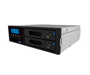 Raidon iR2022 13,3 cm (5.25 ) Plateau de stockage de disques Noir