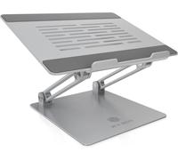 ICY BOX Support pour Ordinateur Portable en aluminium, Réglable en hauteur, Autonome, Dissipant la chaleur, Jusqu'à 17 pouces, Compatible avec MacBook, Dell, Lenovo, Samsung et plus, IB-NH300