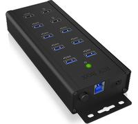Raidsonic | 7-portowy hub przemysłowy | IB-HUB1703-QC3 | USB Type-A