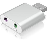 RAIDSONIC ICY BOX Adaptateur USB vers microphone et écouteurs
