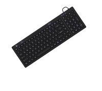 RaidSonic KeySonic KSK-6031INEL-B - Tastatur - QWERTZ - Deutsch - Schwarz