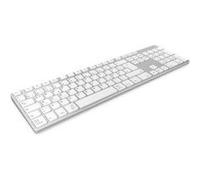 KeySonic KSK-8022BT clavier Universel Bluetooth QWERTZ Allemand Argent