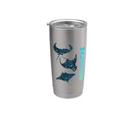 Raie Manta Maldives Gobelet isotherme en acier inoxydable double paroi