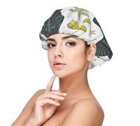 Raie pastenague de la vie marine,Bonnet de nuit en satin pour adulte - Bonnet de nuit élastique pour femme, couvre-cheveux de nuit