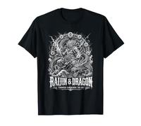 Raijin et Dragon Thunder Commande Le Mythe du Ciel T-Shirt