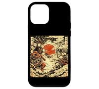 Raijin et Fujin Mythologie Japonaise Ukiyo-e Esthétique Coque pour iPhone 12 Mini