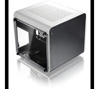 RAIJINTEK METIS EVO TGS Blanc - Boîtier Mini Tower PC, Mini-ITX, Aluminium/SPCC/Verre Trempé, USB 3.2 Gen 1/Gen 2, Ventilateurs 120/140/200mm, HDD 2.5/3.5", SFX