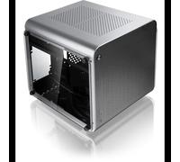 RAIJINTEK METIS EVO TGS Mini Tower Argent - Boîtier PC Mini-ITX, Aluminium/SPCC/Verre Trempé, 2x 3.5", 2x 2.5", Ventilateurs 120/140/200/92mm, SFX