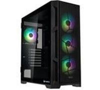 Raijintek PONOS Ultra Mesh Midi-Tower, Tempered Glass - noir