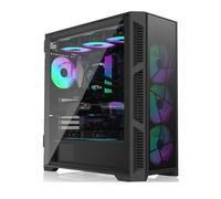 Raijintek PONOS Ultra Mesh Midi-Tower, Tempered Glass - Schwarz