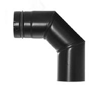 Raik 8021007 Pellet Tube/Tuyau de poêle 80 mm - 90 ° Coude