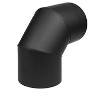 raik Coltherm SH30011493-sw Coude de cheminée double paroi avec isolation Diamètre 150 mm 90° Noir