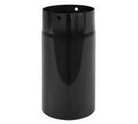 Raik ESH004-130-sw Conduit de fumée émaillé Noir 130 mm - 250 mm