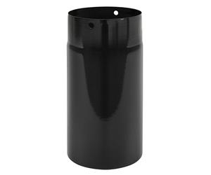 Raik ESH004-150-sw Tuyau de fumée/poêle émaillé Noir 150 mm - 250 mm