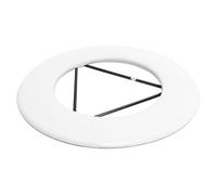 Raik ESH065-120-w Rosace murale avec ressort Blanc 120 mm