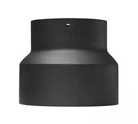 Raik sh013-005 de fumée SW de tube/tuyau de poêle réduction 200 mm - 150 mm Noir