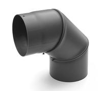 Raik sh030-120 de fumée GG de tube coudé/Tuyau de poêle 120 mm - 0 °-90 ° Fonte