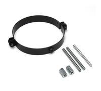 Raik SH116-150-sw Collier de serrage 150 mm pour tuyau de chaudière/de poêle, noir