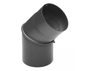 Raik SH133-150 de fumée GG de tube coudé/Tuyau de poêle 150 mm - 0 ° - 45 ° sans ouverture de nettoyage Fonte