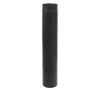raik SH30004927-sw Tuyau de poêle double paroi avec isolation Noir Ø 150 mm Longueur 1000 mm