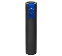 raik SH30011483-sw Coltherm Tuyau de cheminée à double paroi avec isolation Noir Ø 150 mm Longueur 1000 mm