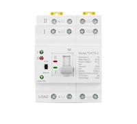 Rail 2P 4P ATS Dual Power Automatic Transfer Switch Electrical Selector Switches Uninterrupted Power 110V 220V 63A(2p 63A,110V)
