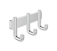 Rail à crochets Hewi Série 480 480.90.00240 avec 3 crochets, chromé