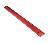 Rail à onglet en alliage d'aluminium à 45° pour scie à ruban de table de routeur, type 45 avec 12,5 mm de largeur rouge, 1 pièce (300 à 600 mm de longueur optionnelle) (600 mm)