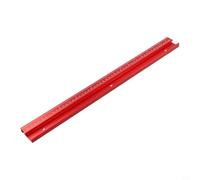 Rail à onglet en alliage d'aluminium de type 45 pour table de routeur, scie à table et scie à ruban, accessoire de gabarit de travail du bois compatible avec pince à plumes (500 mm)