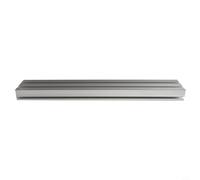 Rail à onglet en aluminium de type 75 pour table de travail du bois, routeur, table de défonceuse, guide de support coulissant pour projets CNC, outil d'établi argenté 600 mm (500 mm)
