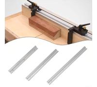Rail à onglet flexible 45 type T en alliage d'aluminium pour diverses utilisations sur table de toupie et scie à ruban (50 cm)