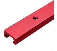 Rail à onglets T-Track en alliage d'aluminium de 300 mm - Outil de gabarit à onglet en T pour le travail du bois, routeur gabarit à bord droit, fente de fixation de rail - Guide d'outils de serrage à