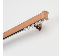 Rail À Rideaux Mural Robuste Avec Rail Et Roulettes, Système De Séparation De Pièce, Matériel De Montage Et Embouts Inclus(E,2.0m/6.5ft(2 * 1m))