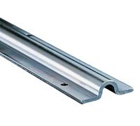Rail à visser pour galet gorge ronde diamètre 19 mm largeur 80 mm longueur 3 m COMUNELLO 289G-MAX-Ø19.5-Sp3