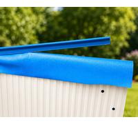 Rail accroche liner TOI PL Bleu 95 cm profil pour fixation liner piscine hors-sol
