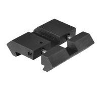 Souriau Rail adaptateur UTG MNT-DT2PW01 Mixte Adulte Noir – 11mm–21mm