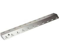 Rail aromatique en acier inoxydable pour Campingaz - Couvercle de brûleur avec guidage amélioré de la chaleur pour Master 3 et 4 SBS
