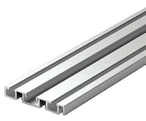 Rail bas 65 pour profil P300 anodisé agent 2,55 m SEED GAMMISTE RB65SA25