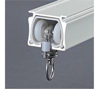 Rail Ceilig Curtai, Rails Curtai Robustes, Tige Slidig Curtai, pour Séparateur De Chambre à Coucher Livig Room, épaisseur Murale 1,5-2,5 Mm, D Ceiling Mounted, 1.4m(4.6ft)