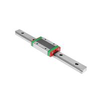 Rail Coulissant 1 pièces MGN15 Rail linéaire + MGN15H ou MGN15C bloc 15mm Guide linéaire 100-1000mm MGN15 Rail coulissant linéaire Bloc de Piste(MGN15H,300mm)