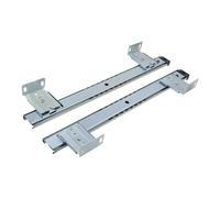 Rail coulissant de plateau de tiroir de clavier for le matériel de glissières d'armoire, étagère coulissante de meubles en métal(WHITE)