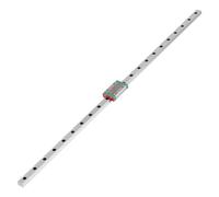 Rail coulissant linéaire Bloc de rail coulissant linéaire miniature précis de 550 mm avec haute pour équipement automatique Rail technique professionnel léger de petite taille et (550mm)