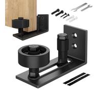 Rail coulissant pour bas de porte de grange | Guide de sol réglable pour porte de grange pour extérieur, maison, arrière-cour, camping-car, garde-manger, chambre à coucher