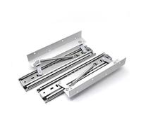 Rail coulissant rétractable et robuste for table de meuble, support de support for plateau de table, rail coulissant à rallonge pliable dissimulé(250 mm)