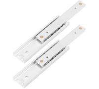 Rail Coulissant Télescopique Lisse - - En Alliage d'Aluminium Durable - Pour Armoire à Tiroirs - 2 Pièces 140mm